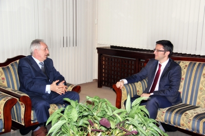 Minister Vigenin held talks with the Ambassador of the Republic of Serbia